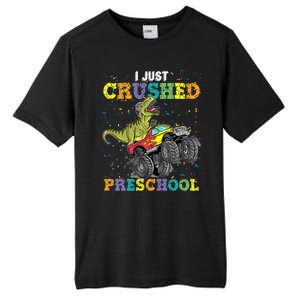 I Just Crushed PreSchool Dinosaur TRex Gaming Monster Truck Tall Fusion ChromaSoft Performance T-Shirt