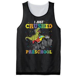 I Just Crushed PreSchool Dinosaur TRex Gaming Monster Truck Mesh Reversible Basketball Jersey Tank