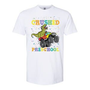 I Just Crushed PreSchool Dinosaur TRex Gaming Monster Truck Softstyle CVC T-Shirt