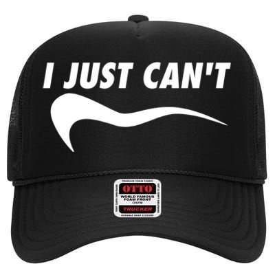 I Just Cant High Crown Mesh Back Trucker Hat