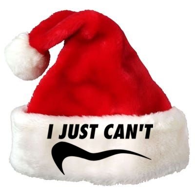 I Just Cant Premium Christmas Santa Hat