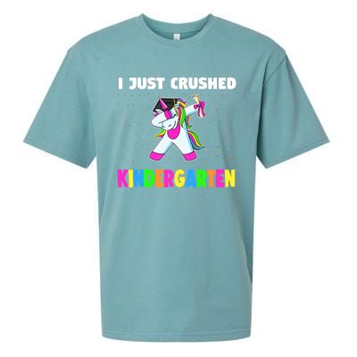 I just crushed Kindergarten Graduation Unicorn Sueded Cloud Jersey T-Shirt