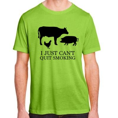 I Just Can't Quit Smoking! Bargiftbgiftque Hot And Smokey! Adult ChromaSoft Performance T-Shirt