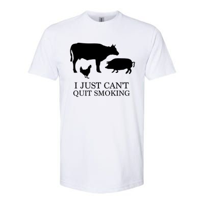 I Just Can't Quit Smoking! Bargiftbgiftque Hot And Smokey! Softstyle CVC T-Shirt