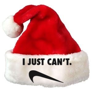 I Just Can't Premium Christmas Santa Hat