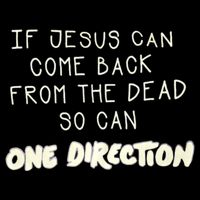 If Jesus Can Come Back From The Dead So Can One Direction Full-Length Apron With Pockets