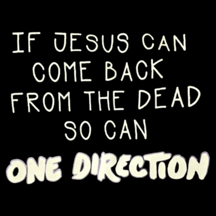 If Jesus Can Come Back From The Dead So Can One Direction Full-Length Apron With Pockets