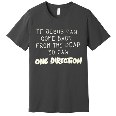 If Jesus Can Come Back From The Dead So Can One Direction Premium T-Shirt