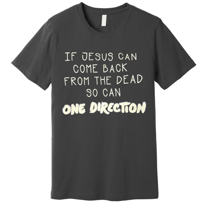 If Jesus Can Come Back From The Dead So Can One Direction Premium T-Shirt
