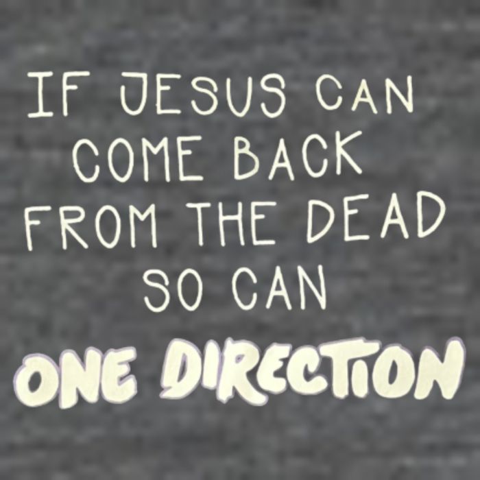 If Jesus Can Come Back From The Dead So Can One Direction Baby Bodysuit