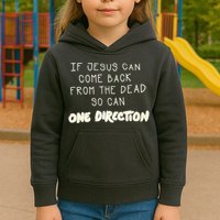 If Jesus Can Come Back From The Dead So Can One Direction Kids Hoodie