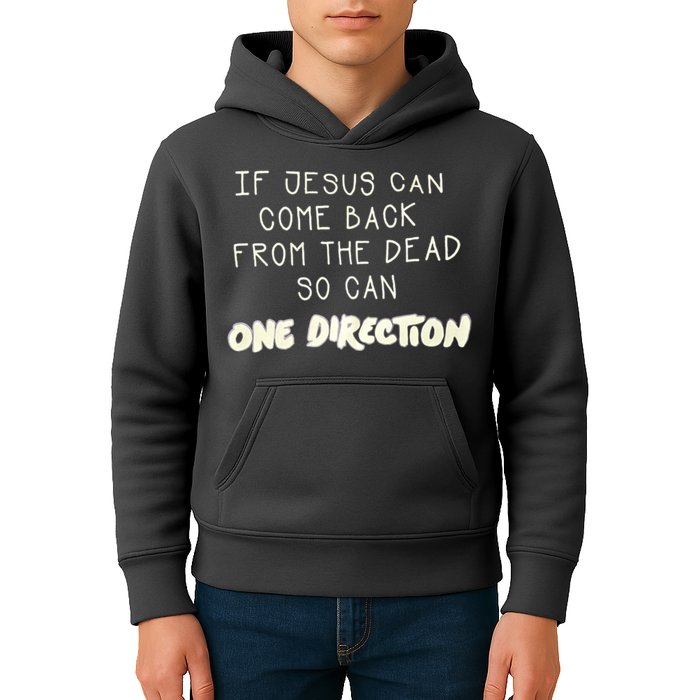 If Jesus Can Come Back From The Dead So Can One Direction Kids Hoodie