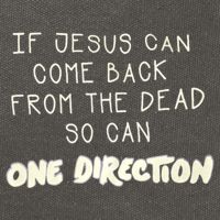 If Jesus Can Come Back From The Dead So Can One Direction Cotton Canvas Backpack
