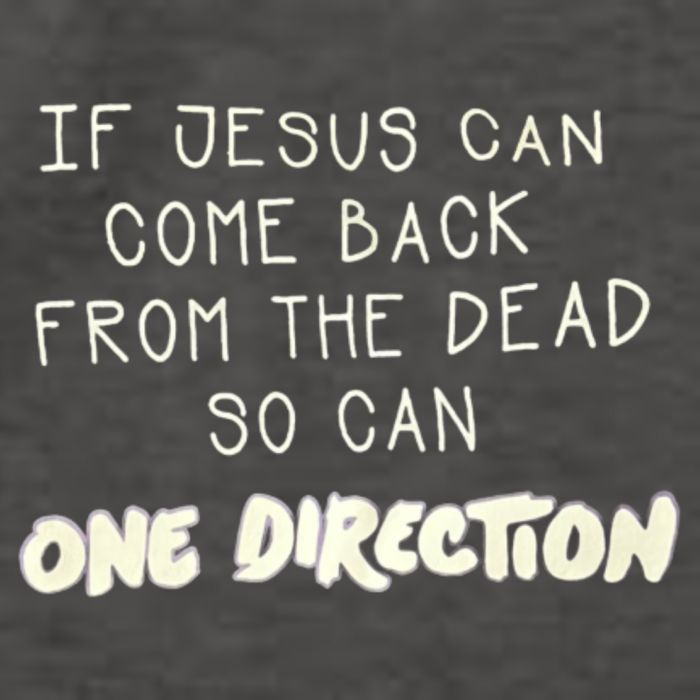 If Jesus Can Come Back From The Dead So Can One Direction Vector Backpack