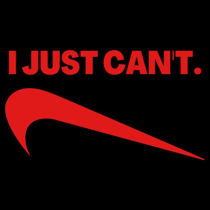 I Just Can't Funny Humor Spoof Parody Slogan Zip Tote Bag