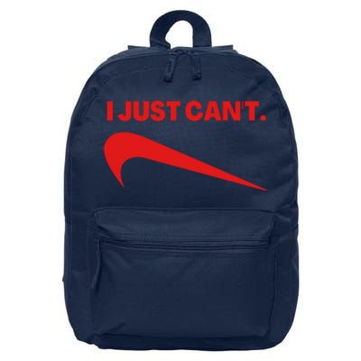 I Just Can't Funny Parody 16 in Basic Backpack