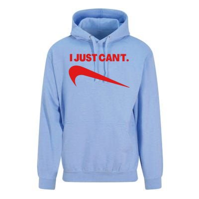 I Just Can't Funny Parody Unisex Surf Hoodie