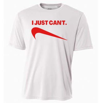 I Just Can't Funny Parody Cooling Performance Crew T-Shirt