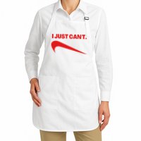 I Just Can't Funny Humor Spoof Parody Slogan Apron