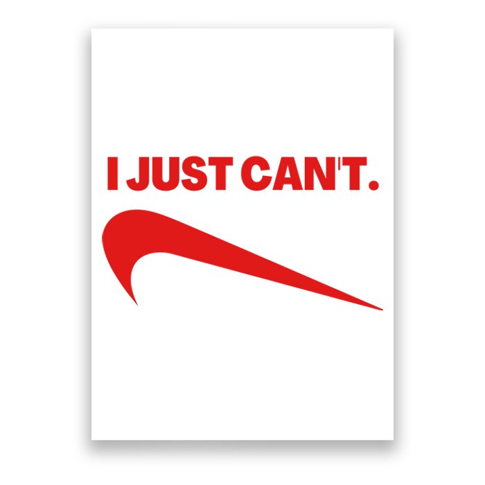 I Just Can't Funny Parody Poster