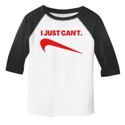 I Just Can't Funny Parody Toddler Fine Jersey T-Shirt