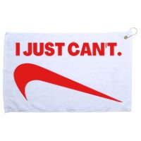 I Just Can't Funny Parody Grommeted Golf Towel