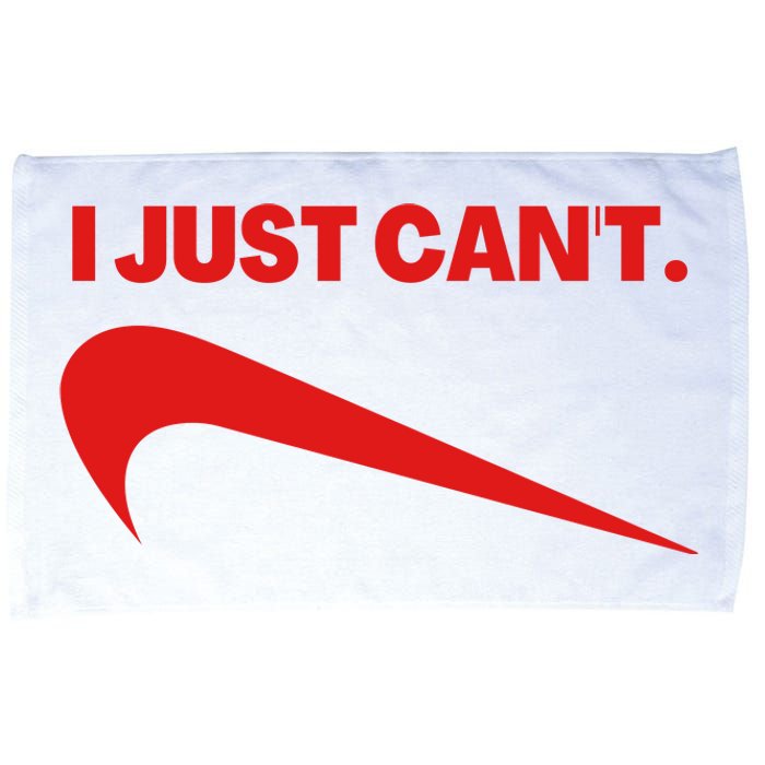 I Just Can't Funny Parody Microfiber Hand Towel