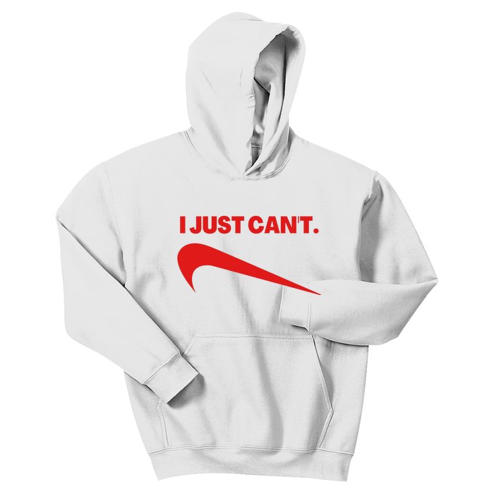 I Just Can't Funny Parody Kids Hoodie