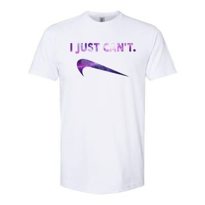 I Just Can't Funny Parody Galaxy Softstyle® CVC T-Shirt