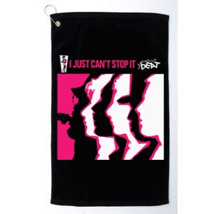 I Just Cant Stop It Faces Platinum Collection Golf Towel