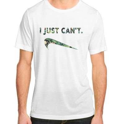 I Just Can't Funny Parody Floral Aloha Adult ChromaSoft Performance T-Shirt