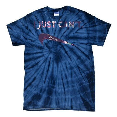 I Just Can't Funny Parody Floral Tie-Dye T-Shirt