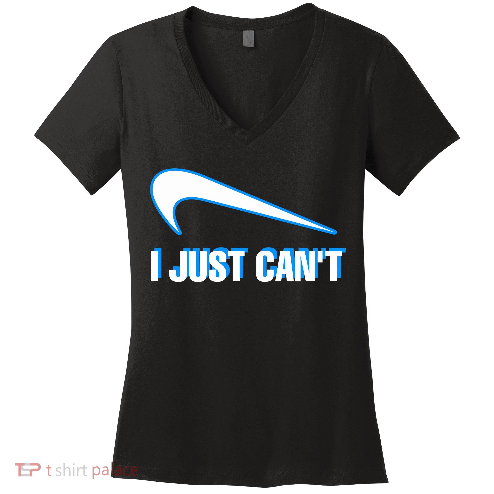 I Just Cant Women's V-Neck T-Shirt