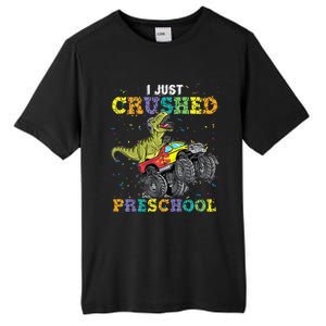 I Just Crushed PreSchool Dinosaur TRex Gaming Monster Truck Tall Fusion ChromaSoft Performance T-Shirt