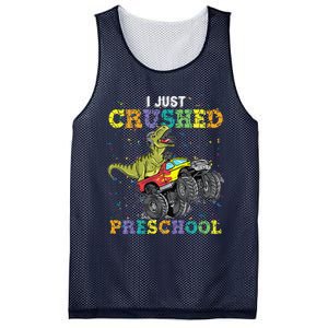 I Just Crushed PreSchool Dinosaur TRex Gaming Monster Truck Mesh Reversible Basketball Jersey Tank