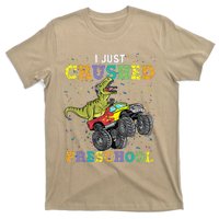 I Just Crushed PreSchool Dinosaur TRex Gaming Monster Truck T-Shirt