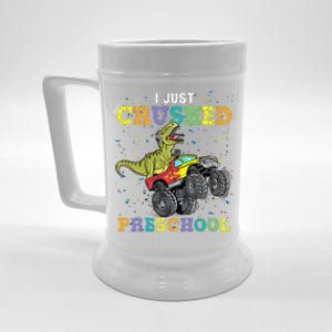 I Just Crushed PreSchool Dinosaur TRex Gaming Monster Truck Beer Stein