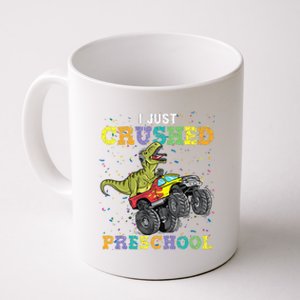 I Just Crushed PreSchool Dinosaur TRex Gaming Monster Truck Coffee Mug