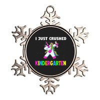 I just crushed Kindergarten Graduation Unicorn Metallic Star Ornament