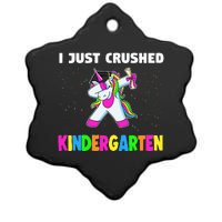 I just crushed Kindergarten Graduation Unicorn Ceramic Star Ornament