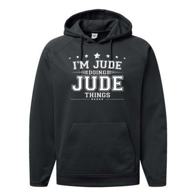 Im Jude Doing Jude Things Performance Fleece Hoodie