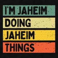 I'm Jaheim Doing Jaheim Things Funny Personalized Quote  Ladies PosiCharge Tri-Blend Wicking Tank