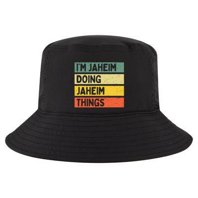 I'm Jaheim Doing Jaheim Things Funny Personalized Quote  Cool Comfort Performance Bucket Hat