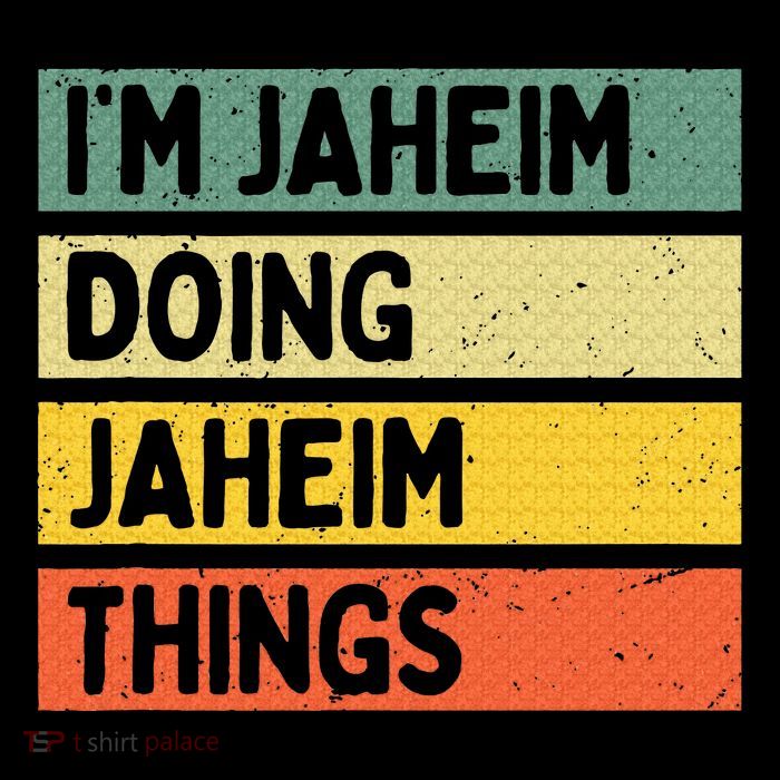 I'm Jaheim Doing Jaheim Things Funny Personalized Quote  Impact Tech Backpack