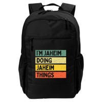 I'm Jaheim Doing Jaheim Things Funny Personalized Quote  Backpack