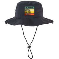 I'm Jaheim Doing Jaheim Things Funny Personalized Quote  Bucket Hat
