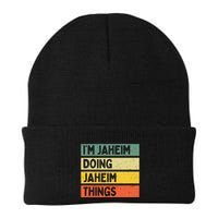 I'm Jaheim Doing Jaheim Things Funny Personalized Quote  Beanie