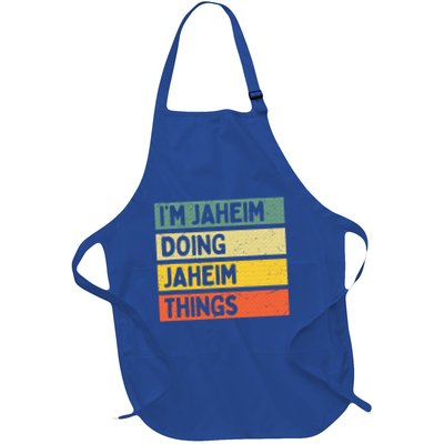I'm Jaheim Doing Jaheim Things Funny Personalized Quote  Apron