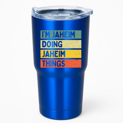 I'm Jaheim Doing Jaheim Things Funny Personalized Quote  Tumbler
