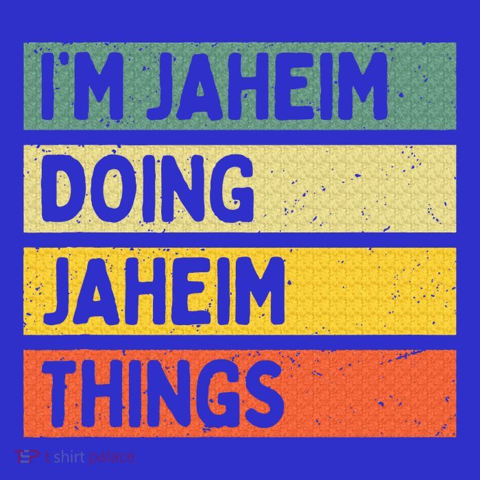 I'm Jaheim Doing Jaheim Things Funny Personalized Quote  Zip Tote Bag